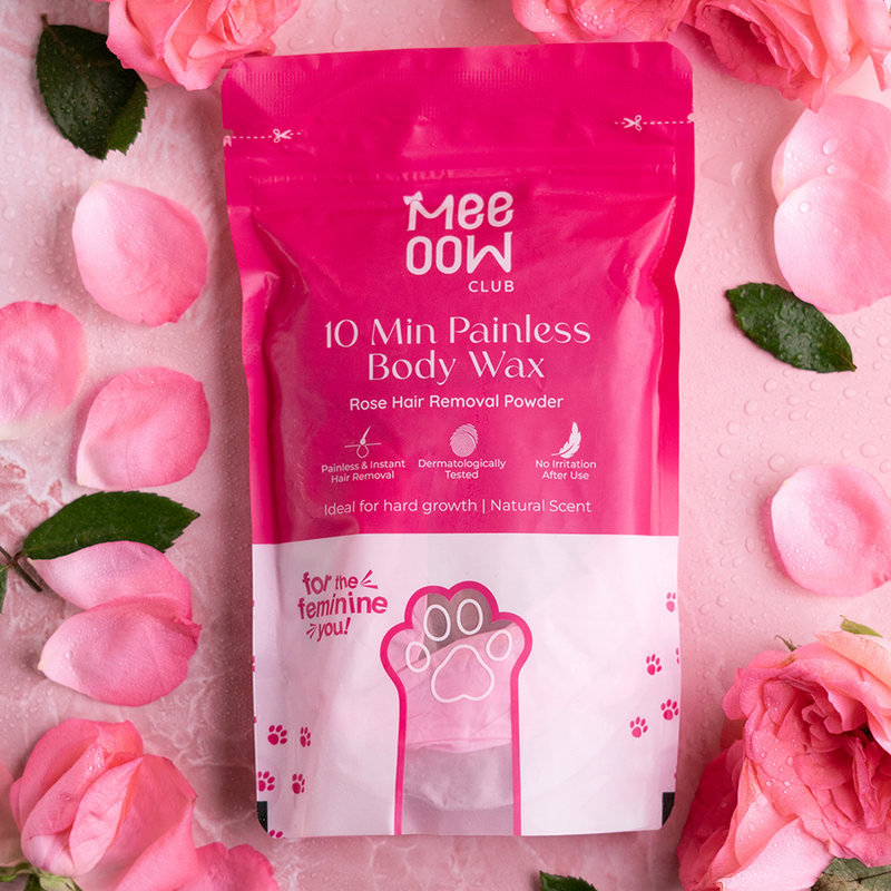 4-in-1 Rose Body Hair Removal Wax Powder Mask ₹299 fullbody