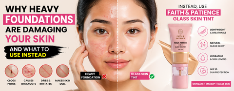 Why Heavy Foundations Are Damaging Your Skin and What to Use Instead