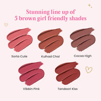 Pout & Blush Nude Lip & Cheek Blurring Wand – Combo of 3 - Glam Nude Trio