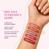 Pout & Blush Nude Lip & Cheek Blurring Wand – Combo of 3 - Glam Nude Trio