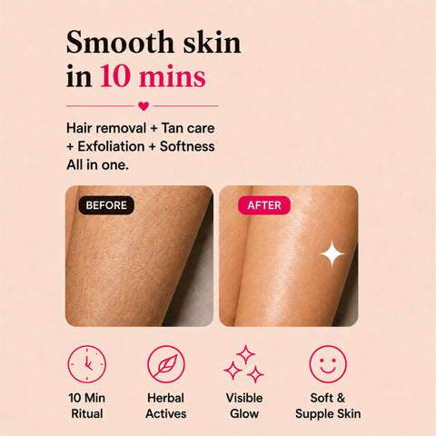 4-in-1 Chocolate Bikini Hair Removal Wax Powder Mask 80g (₹10 per use)