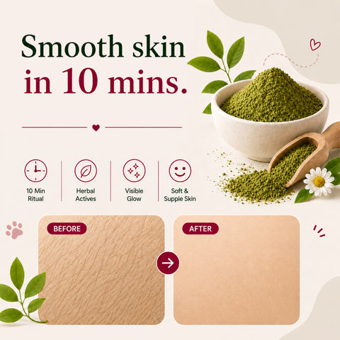 4-in-1 Herbal Bikini Hair Removal Wax Powder Mask 80g (₹10 per use)