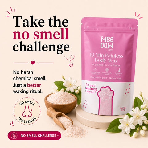 4-in-1 Mogra Body Hair Removal Wax Powder Mask ₹299 fullbody