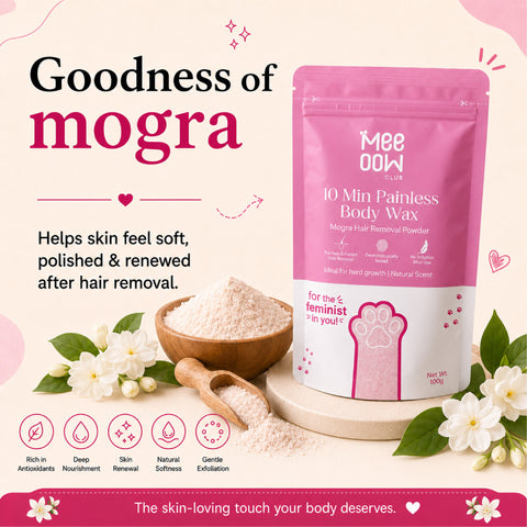 4-in-1 Mogra Body Hair Removal Wax Powder Mask ₹299 fullbody