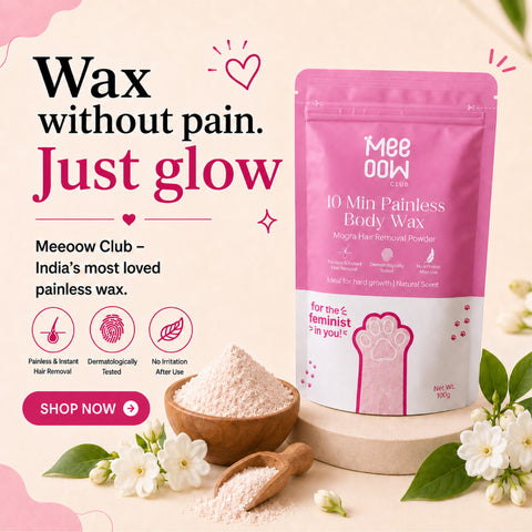 4-in-1 Mogra Body Hair Removal Wax Powder Mask ₹299 fullbody