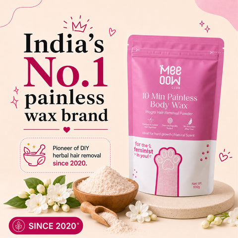 4-in-1 Mogra Body Hair Removal Wax Powder Mask ₹299 fullbody