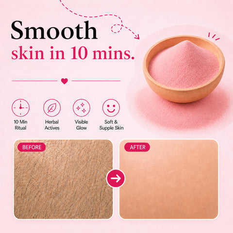 4-in-1 Rose Body Hair Removal Wax Powder Mask ₹299 fullbody