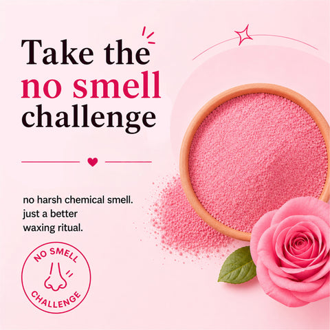 4-in-1 Rose Body Hair Removal Wax Powder Mask ₹299 fullbody