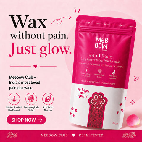 4-in-1 Rose Body Hair Removal Wax Powder Mask ₹299 fullbody