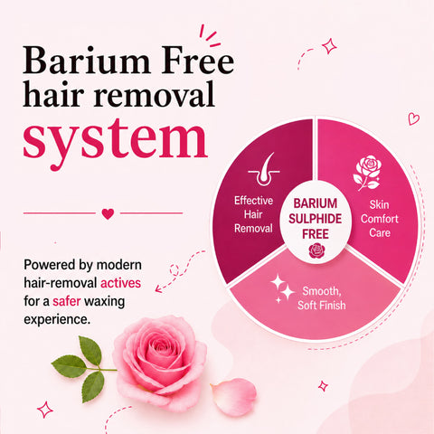 4-in-1 Rose Body Hair Removal Wax Powder Mask ₹299 fullbody