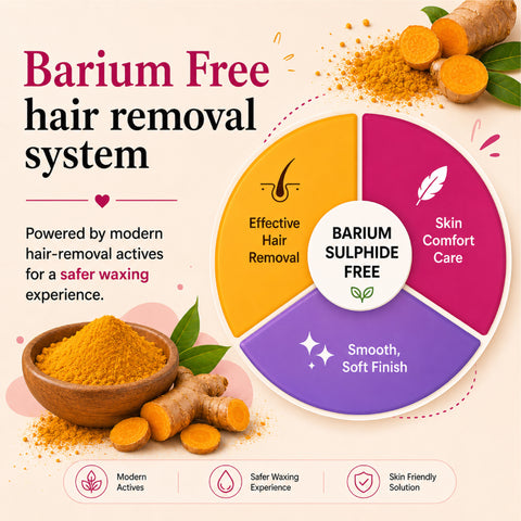 4-in-1 Turmeric Bikini Hair Removal Wax Powder Mask 80g (₹10 per use)